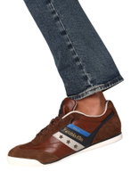 Sneakers Pantofola d'Oro Vasto 2026 w kolorze koniakowym/navy niebieskim dla mężczyzn